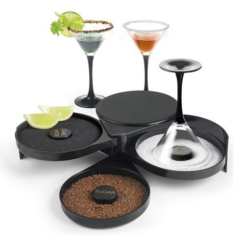 RIBETEADOR COPAS/VASOS PLEGABLE 3 BANDEJAS